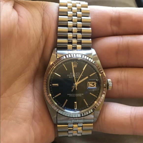 Rolex datejust ref 1601 white gold bezel - Picture 2 of 9